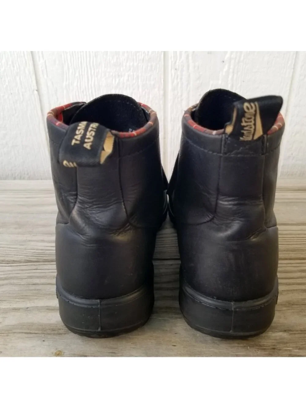 Blundstone Originals Womens Rustic Black Lace Up US Women 9 US Men 7 1931 FLAW